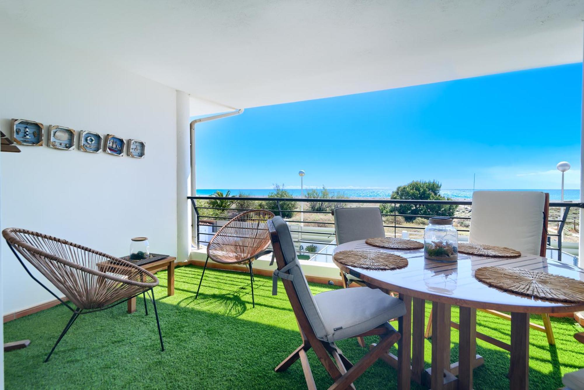 Apartament Casa Frente Al Mar Con Piscina Privada Sagunto Zewnętrze zdjęcie