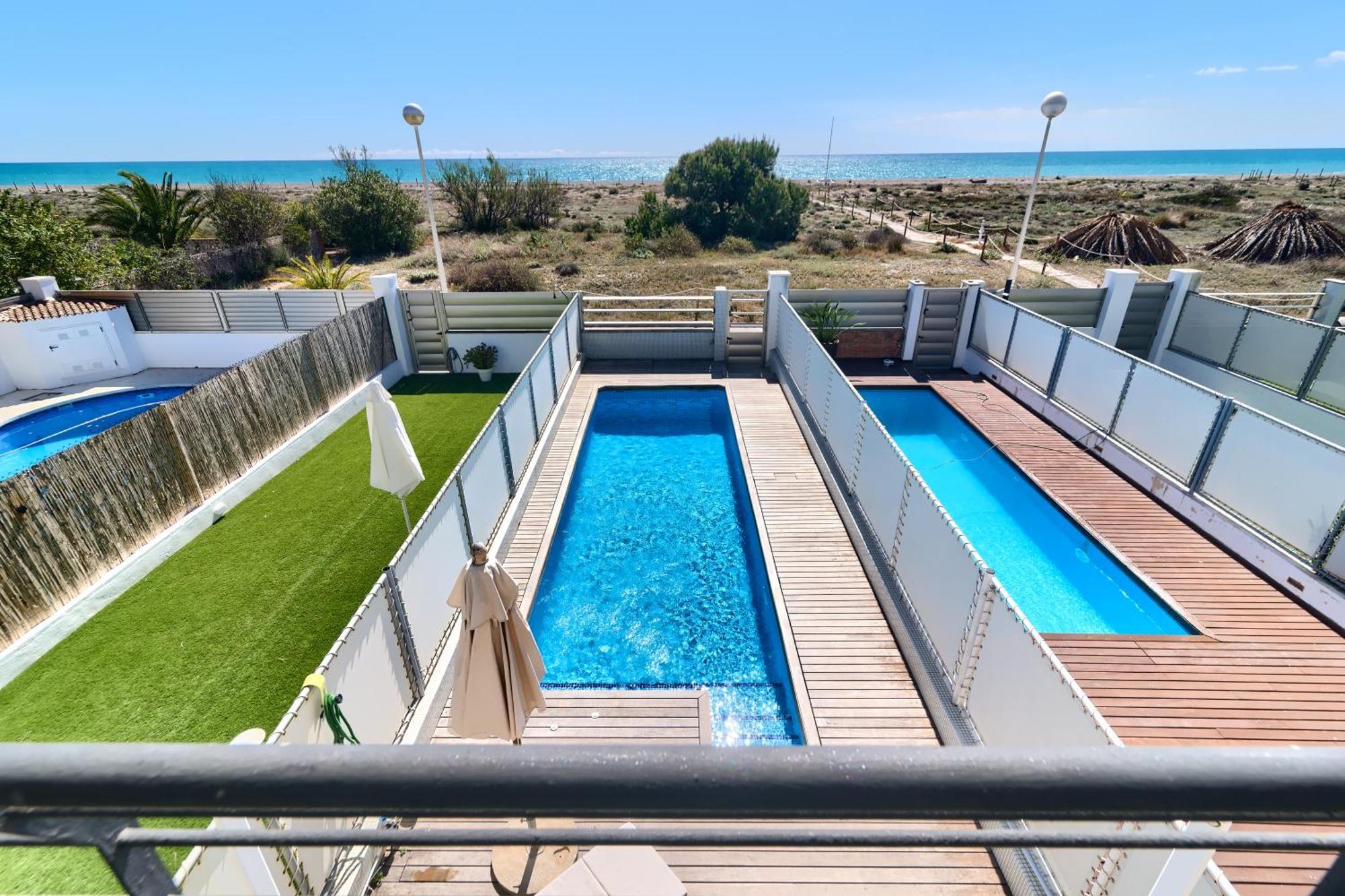 Apartament Casa Frente Al Mar Con Piscina Privada Sagunto Zewnętrze zdjęcie